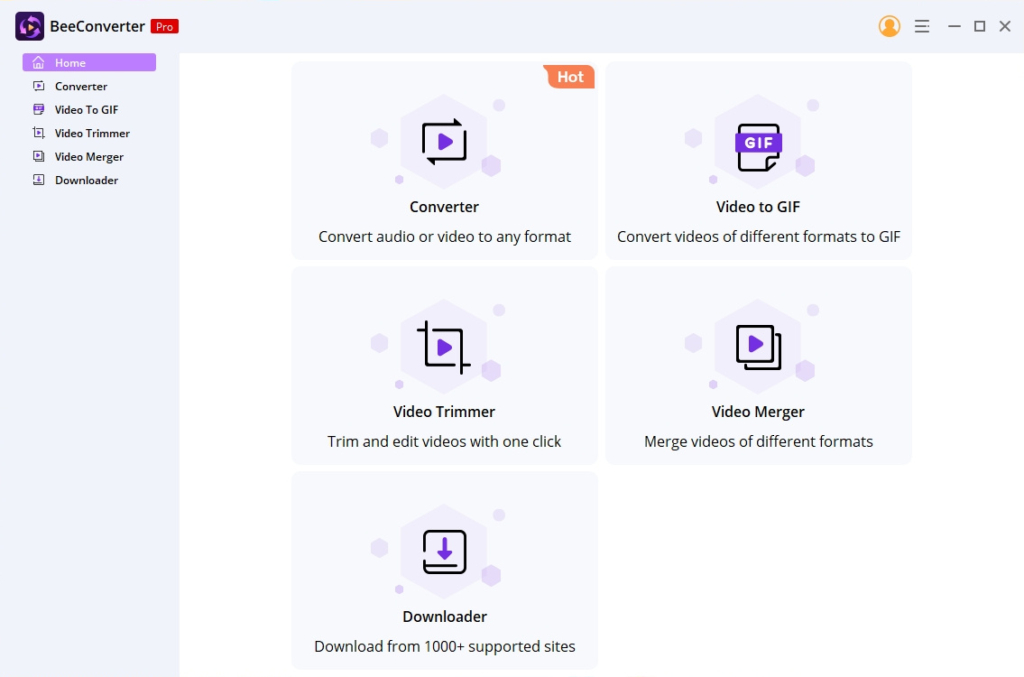Der HD-Videokonverter – BeeConverter