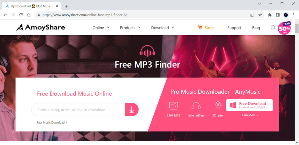 Melhor site de download de MP3 - MP3 Finder grátis