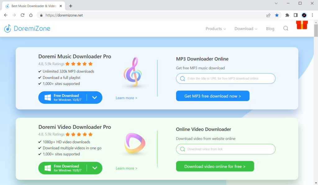 DoremiZone - เว็บไซต์ดาวน์โหลดเพลง MP3 ที่เชื่อถือได้