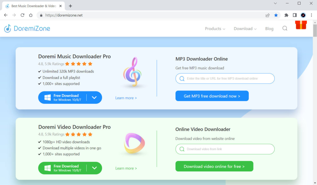 DoremiZone - site confiável de download de música MP3