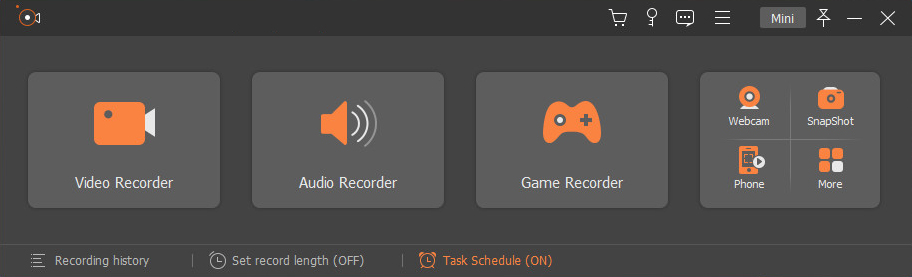 Select Video Recorder button