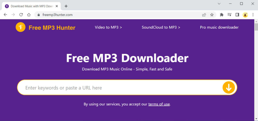 Alternative au téléchargeur audio 9xbuddy - Free MP3 Hunter
