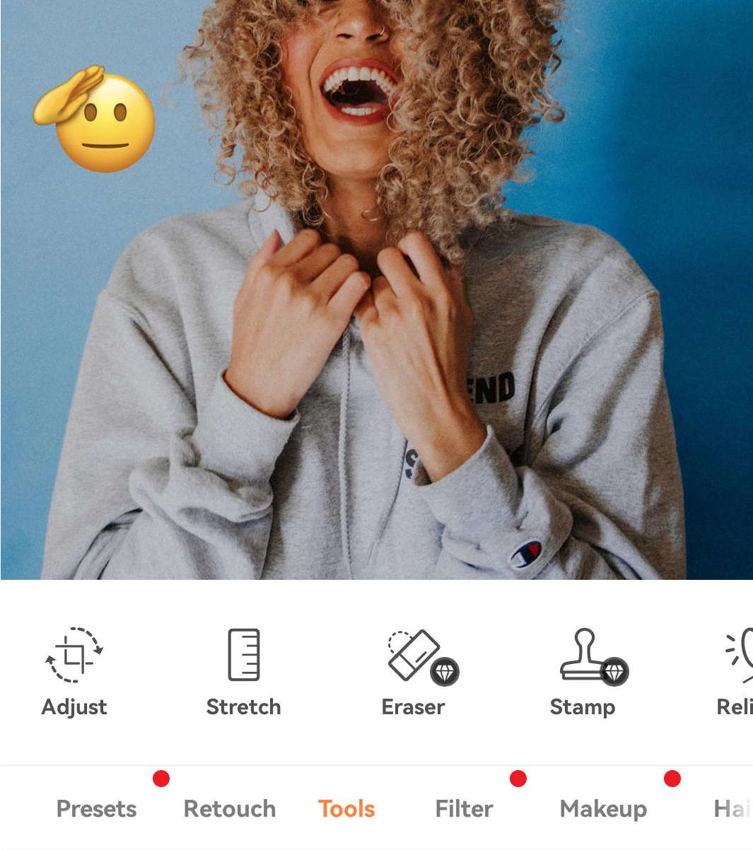 Entfernen Sie Emojis auf AirBrush