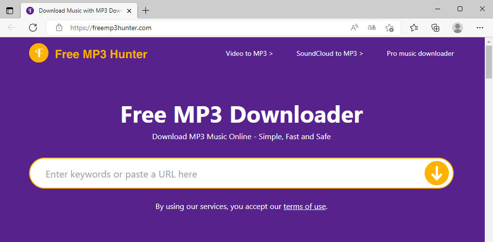 Cacciatore di MP3 gratuito