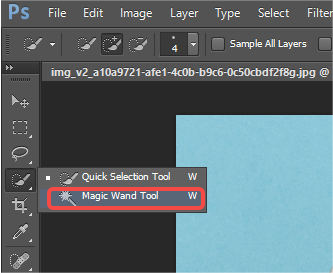 Go to the Magic Wand tool