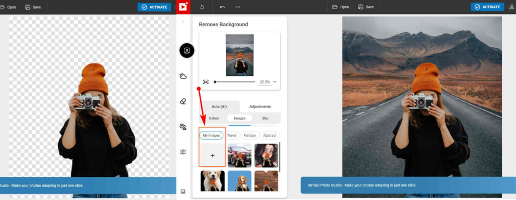 How to Add a Background to a Photo on Web & PC & Phone?