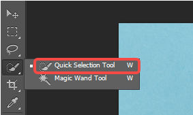 Go the Quick Selection Tool