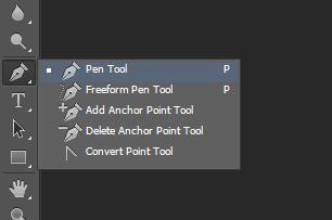 Select the Pen Tool