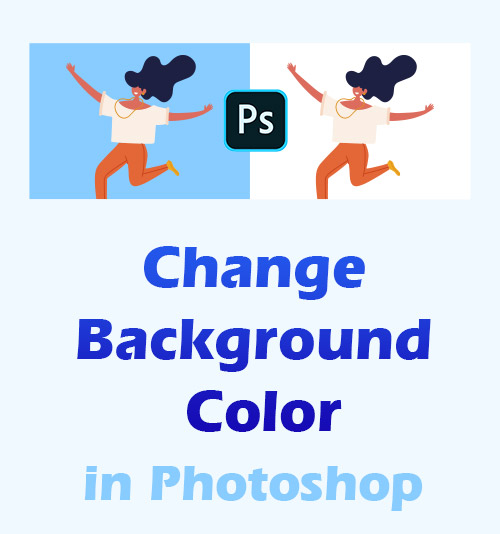 Изменить цвет фона в фотошопе
