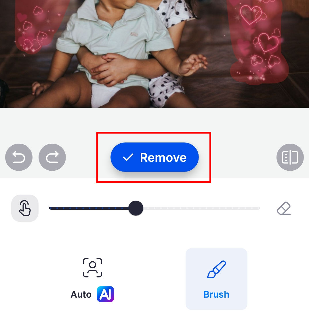 Click the Remove button