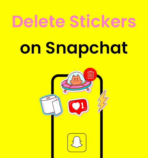 كيفية حذف الملصقات على Snapchat