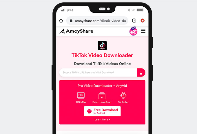 Go to TikTok video downloader