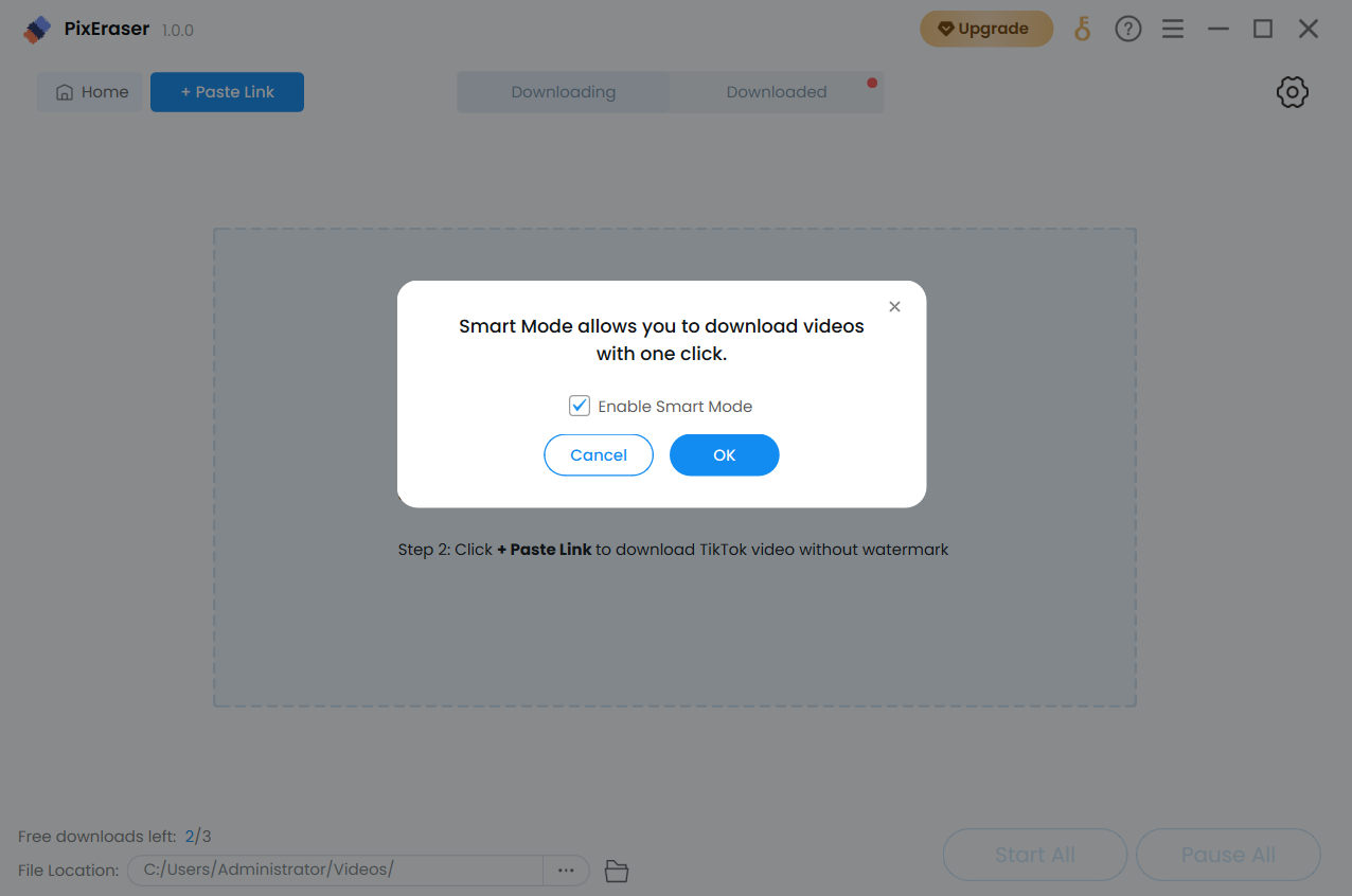 Abilita la modalità Smart per eliminare l'accesso a TikTok in 1 clic