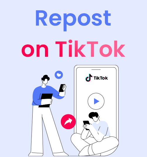 Repost on TikTok