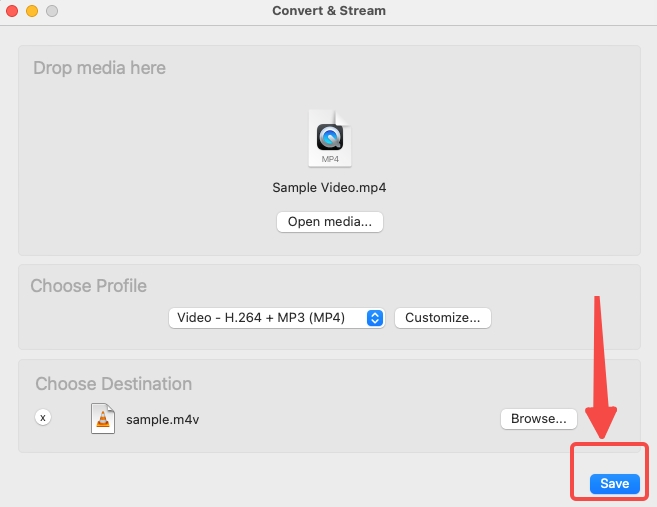 Speichern Sie MP4 im iPhone-Videoformat auf VLC