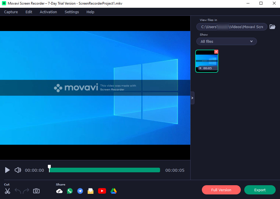 Movavi Screen Recorder