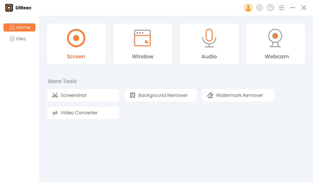 DiReec screen recorder