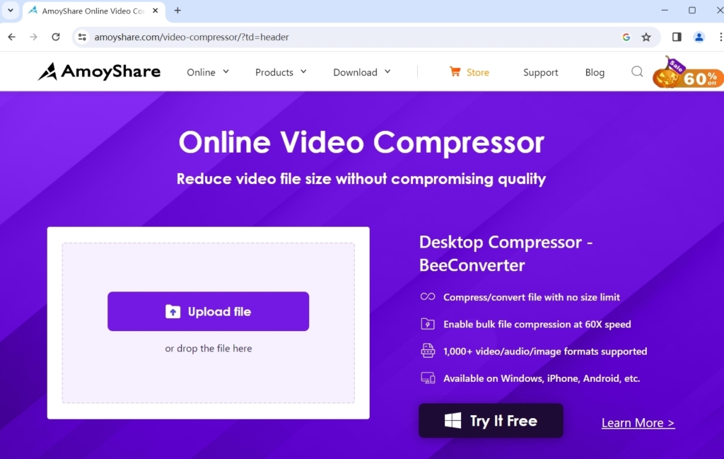 AmoyShare Online-Videokompressor