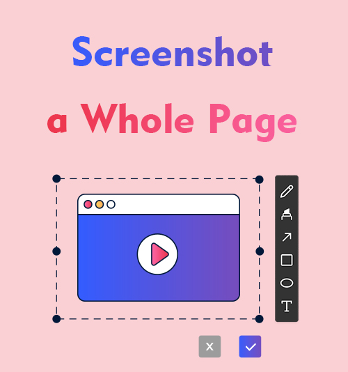 How to screenshot a whole page