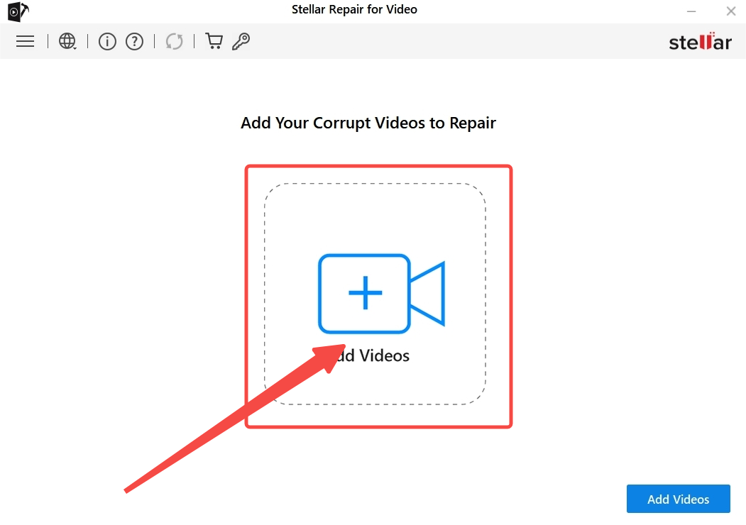 Add videos to Stellar Repair