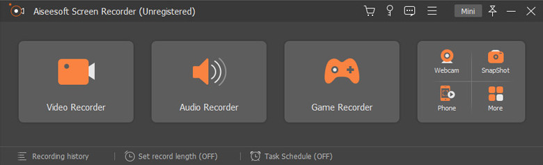 Open Aiseesoft Screen Recorder