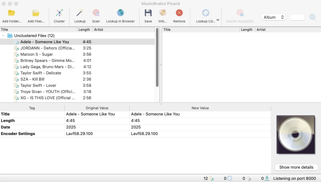 MusicBrainz Picard