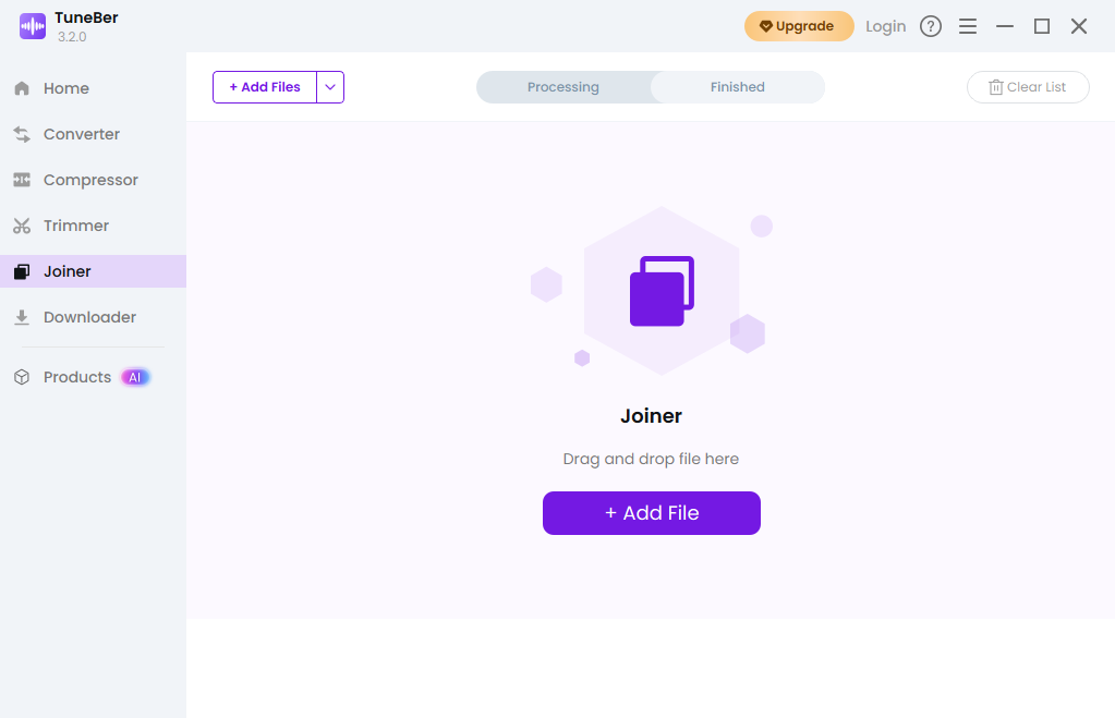 Vai alla scheda Joiner