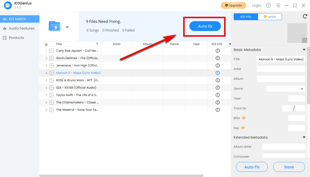 09 انقر فوق الإصلاح التلقائي