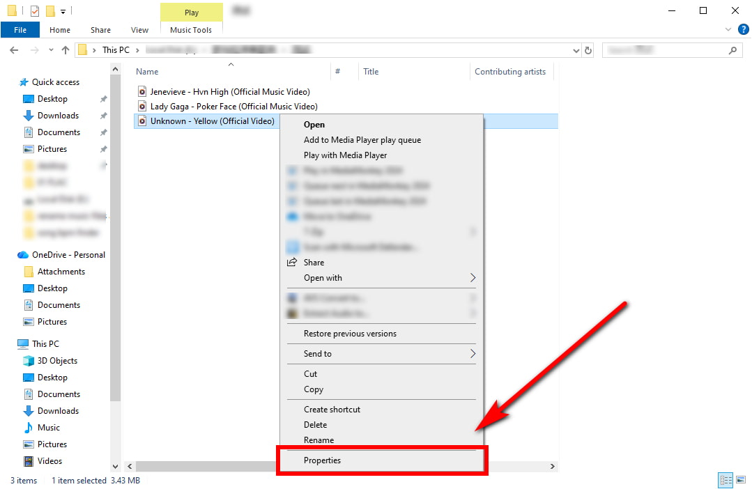 05 プロパティを選択