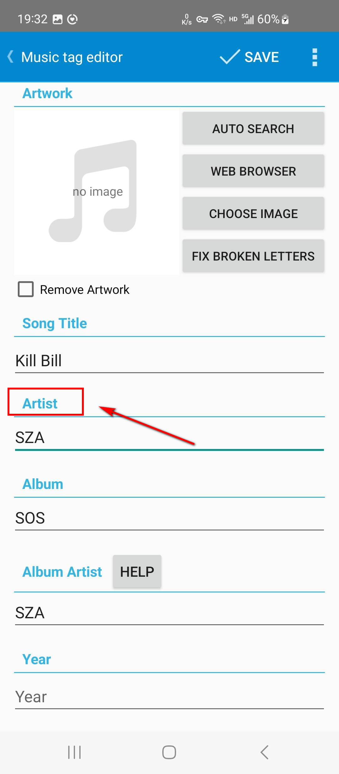 14 アーティスト名を追加する MP3